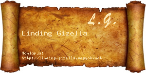 Linding Gizella névjegykártya